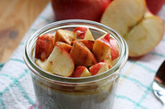 Photo of Apple Cinnamon Oat in glass; Photo by StockSnap, Burst